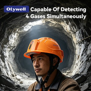 <span class=keywords><strong>Casque</strong></span> de sécurité intelligent avec alarme de détection de fuite de gaz, moniteur de gaz, caméra HD en direct pour les travailleurs industriels - Product Image 3