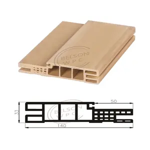 Huangshan Belson Alta Qualidade Personalizado Cor WPC Porta Frame Porta Interior Jam