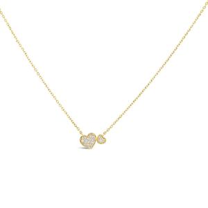 Inspire jewelry – collier en fer à cheval en or jaune 18k, collier à breloques porte-bonheur en <span class=keywords><strong>diamant</strong></span> pour toujours, pendentif minimaliste, cadeau - Product Image 3