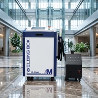 Máquina de Soldadura Láser de Fibra 5 en 1 para Soldadura de Baterías de Litio y Almacenamiento de Energía, 1000W 2000W 3000W, Refrigerada por Agua, Portátil