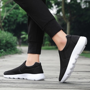 HO, venta al por mayor, zapatos para caminar informales antideslizantes para hombres, parte superior de punto de estilo alto con punta nueva para los ancianos para invierno y primavera - Product Image 4