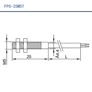 FPS-25M5T ทองเหลืองกกสวิตช์ความใกล้เคียง0.5A เซ็นเซอร์ประตูตู้เฟอร์นิเจอร์ - Product Image 2