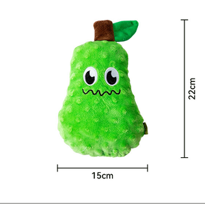 Fishprincess interaktif ses yapma köpek oyuncaklar küçük çiğnemek dayanıklı peluş Pet Squeak dayanıklı oyuncaklar malzemeleri - Product Image 6