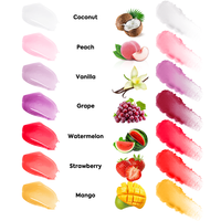 Nouveautés : Gommage et baume à lèvres 2-en-1 rose végétalien au sucre de fruits, exfoliant, lissant et éclaircissant
