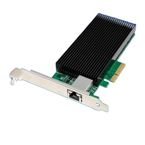 การ์ดเชื่อมต่อเครือข่ายภายในเซิร์ฟเวอร์ PCIe X4 Intel X520-<span class=keywords><strong>T1</strong></span> พอร์ตเดียว 10Gbps RJ45 - Product Image 1