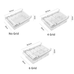 מגרות נירוסטה שקוף סגנון מגרות המארגנים חוצצים מתכווננים למקרר למטבח מחסנים מזון - Product Image 5