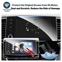 Protection d'écran 8 pouces pour Honda Ridgeline, compatible avec l'écran tactile radio 8 pouces Honda Ridgeline, dureté 9HD, accessoires (avec trou)