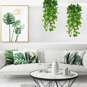 Zonder Pot Levensechte Rotan Kunstmatige Opknoping Planten Plastic Ivy Wijnstok Voor Wall House Indoor Outdoor Decoratie