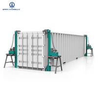 Système de levage de conteneur d'expédition 32 tonnes 4 poste 24V 20ft 40ft ascenseur hydraulique de conteneur