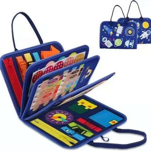 X515 Actividades Educativas Preescolares, Tablero Sensorial para el Desarrollo de Habilidades Básicas, Juguetes de Aprendizaje, Tablero de Fieltro, Tablero de Actividades de Fieltro - Product Image 2