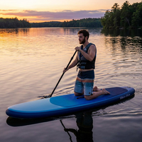Planche de paddle gonflable tout usage personnalisée OEM, en PVC durable, kit d'accessoires pour SUP, planche de surf unisexe, sports nautiques, lacs, rivières