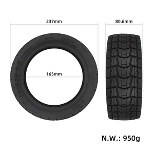 Pneu tubeless pour trottinette électrique ULIP 10*2.75-6.5 avec valve droite, pneu large de 10 pouces pour Kukirin G2 G3 G2 Ultra M4 Max A1 - Product Image 2