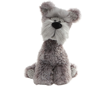 QIANGRUI en çok satan özel peluş Terrier köpek dolması hayvan oyuncak tel saç ile erkek ve kız için mükemmel hediye - Product Image 2