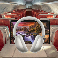 Headset Gaming Nirkabel ANC Over-Ear dengan Suara Surround 5.3, Pengisian Daya Tipe-C untuk Perjalanan