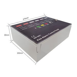 1/2/4 bölge kablosuz konvansiyonel duman dedektörü yangın alarmı sistem kontrol paneli - Product Image 3