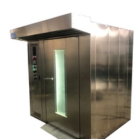 Four rotatif commercial en acier inoxydable à 64 plateaux avec machine de boulangerie et four de cuisson à vendre