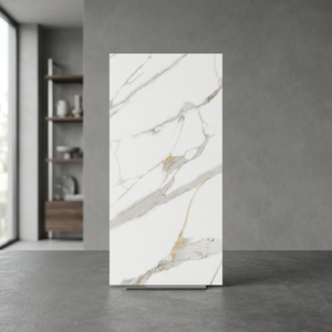Venta al por Mayor de Baldosas de Porcelana Brillante Estilo Estatuario Oro 800x1600mm para Pisos y Paredes, Colección de Cerámica para Baños - Product Image 4
