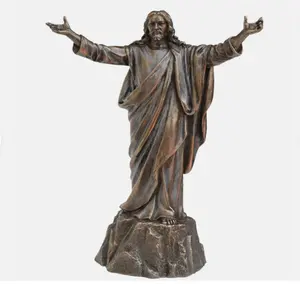 Polyresin Lord Jesus Statue for Home Decor Idol of Jesus Sculptures Figurines