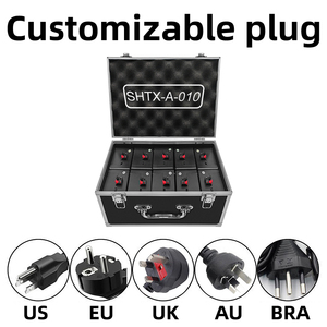 نظام إطلاق الألعاب النارية SHTX الأكثر مبيعًا بـ 10 طلقات مع تحكم عن بعد وقاعدة نافورة لهب باردة مناسب لحفلات الزفاف والمسارح - Product Image 3