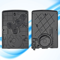 Clé de voiture télécommande 4 boutons 433 MHz pour Renault Megane 3, démarrage sans clé, sans logo, puce PCF7952, carte intelligente, porte-clés de voiture