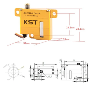 KST X10Mini Pro-A 8.0Kgf.cm 0.08sec Digital Coreless Hardened Steel Gear RC Airplane Parts Competition Large-Scale - Product Image 5