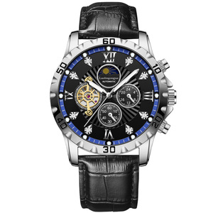 Montre mécanique The Lorraine <span class=keywords><strong>Marquis</strong></span> pour homme, montre automatique pour homme, tourbillon, phase de lune multifonctionnelle - Product Image 6