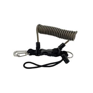 Lanière de bobine de fil d'acier inoxydable avec le mousqueton pour l'équipement sous-marin de <span class=keywords><strong>photo</strong></span> de caméra - Product Image 4