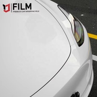 Film de protection de voiture en vinyle auto-adhésif YAJIU Crystal Piano White, vinyle premium, film de protection de voiture sans bulles d'air, film de protection de voiture complet