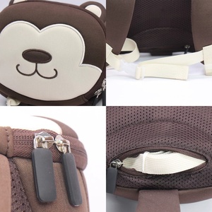 Động vật dễ thương Neoprene trường ba lô cho bé trai cô gái phim hoạt hình không thấm nước thiết kế với dây kéo đóng cửa cho mẫu giáo mẫu giáo sử dụng - Product Image 3
