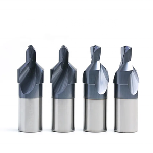 Titanium Aluminum Nitride Coated High Precision Carbide Step <strong>End</strong> <strong>Mill</strong> For Woodworking Customizable Helix Angle Cutting Direction - Product Image 5