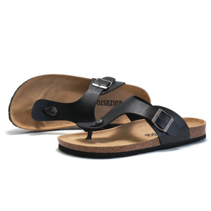 Pantoufles de couple, sandales de plage d'été pour hommes, tongs décontractées - Product Image 2