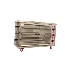 الأكثر مبيعًا تجاري مقاوم لدرجة الحرارة العالية من الزجاج والفحم والدجاج المشوي البط التركي الضأن/المحمصة - Product Image 1