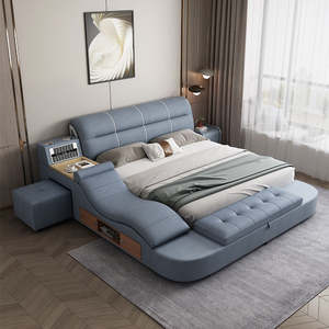 Ropa de cama de mariquita milagrosa, marco de cama individual, cuna de bebé, mesas y camas de masaje, almohadas, cama de belleza Queen moderna - Product Image 4