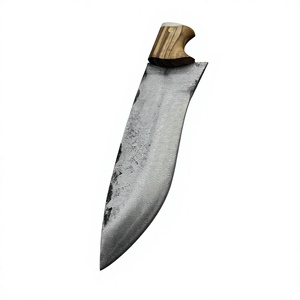 มีดล่าสัตว์ Jexa Jexa-HC-175 Bowie ใบมีดเหล็กกล้าคาร์บอนสูง คมตัดบางส่วนเป็นหยัก ด้ามไม้มะกอก น้ำหนักเบา - Product Image 4