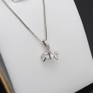 Pendentif tête de fleur en argent plaqué Wenchi S925, perle 11-12, accessoires de bijoux DIY, semi-finis, 14058, Chine - Product Image 4