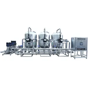 Big production river water desalination plant 15 tons per hour waste treatment machinery technology design sachet filling