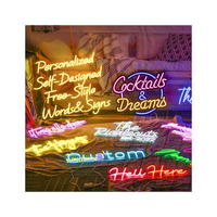 Lettres lumineuses décoratives personnalisées Winbo, néons LED en acrylique, enseignes néon pour mariage et fête, vente chaude du fabricant