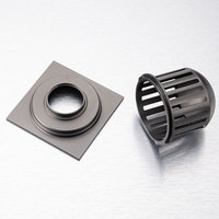Drain de sol anti-blocage pour balcon extérieur, drain de douche en laiton anti-odeur et anti-insectes
