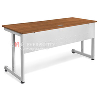 Bureau double moderne en bois pour lycée, salle de classe, appartement, hôpital