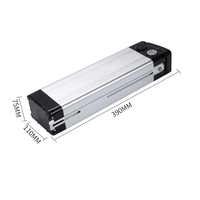 Baterai Lithium Ion Isi Ulang untuk Skuter MTO dengan Pengisi Daya Sepeda Listrik Silverfish 24v 36v 48v OEM 36v 11Ah Baterai Ebike