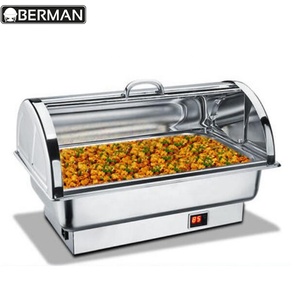 Wholesale Commercial Kitchen Equipment Food Warmer Electric Induction Chafer Chafing Dish Stainless Steel <strong>Buffet</strong> <strong>Server</strong> for Sale - Product Image 3