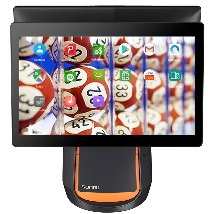 SUNMI T2S All in One Pos supermercato punto vendita Android 9 Touch Screen terminale Pos registratore di cassa macchina stampante Desktop Pos
