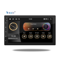 BQCC Universel 2 Din 7 pouces Quad Octa Core Écran HD Autoradio Android Carplay GPS WIFI BT RDS DVR Mirrorlink Lecteur multimédia Android pour voiture