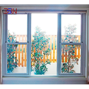 Fenêtre coulissante insonorisée en alliage d'aluminium, système de verre vertical, résistant aux ouragans, design moderne, pour salon, maison, constructeur - Product Image 1
