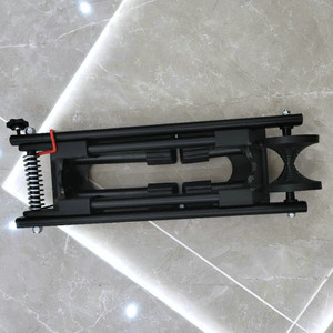 Soporte Plegable Metálico para Bicicleta, Montaje en Suelo, Negro 033, Soporte de Reparación para Exhibición y Estacionamiento de Bicicletas de Montaña - Product Image 4