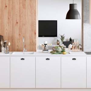 Customized Modern Vintage Stainless Steel Square Round <b>Black</b> Cabinet Handle Matte <b>Black</b> Kitchen <b>Cupboard</b> Drawer Pull Handles - Product Image 5