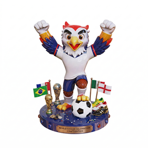 Estatua de Resina de Búho Abstracto Europeo Americano Ecológica OEM, Modelo Personalizable al por Mayor, Figurita de Alta Gama, Artesanía Artística - Product Image 1