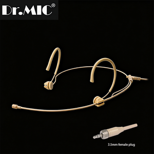 Micrófono de Diadema, Micrófono de Condensador, Color Negro, Estéreo, Conector de <span class=keywords><strong>3.5</strong></span> mm, Micrófono de Diadema para Actuaciones en Escenario - Product Image 5