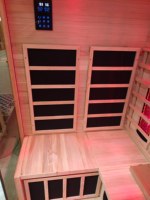 Sauna de Panel de Carbono de Espectro Completo Infrarrojo para Interiores, Sauna Económica de Fábrica para el Hogar