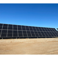 Modules de panneaux solaires PERC demi-cellules bifaciaux double vitrage tout noir 555-580W